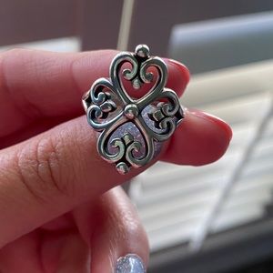 James Avery Adorned Hearts Ring
